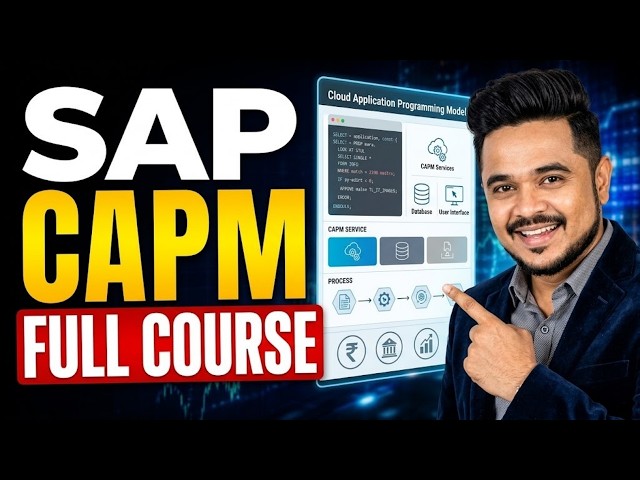 SAP CAPM (Cloud Application Programming Model) Full Course | ZaranTech