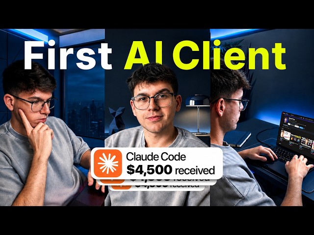 How I'd Get My First AI Agency Client in 30 Days (Just Copy Me)