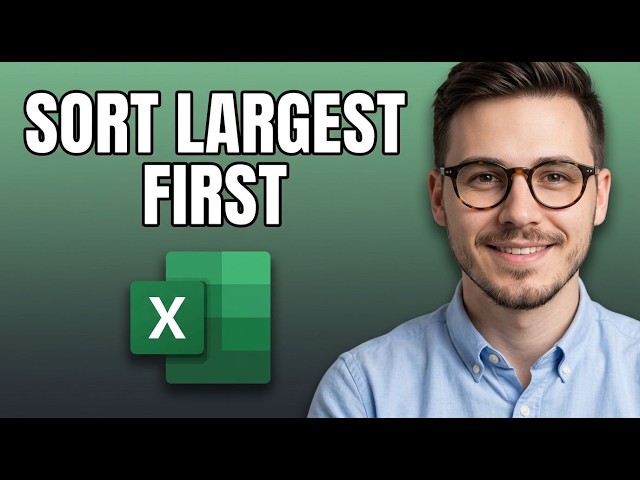 How to Sort Revenue From Largest to Smallest in Excel [2026 Easy Guide]