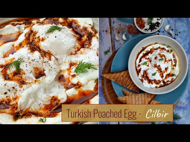 Turkish Poached Eggs - Cilbir | Turkish Eggs Breakfast Recipes | Poached Eggs | The Spice Diary