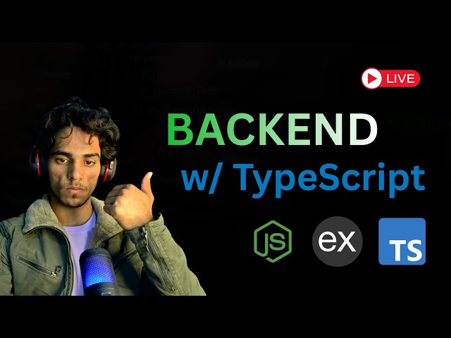 Backend (Nodejs & Express) With TypeScript | full Stack Developer | ‪@codebymahesh‬