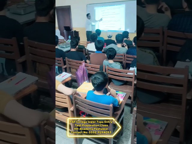 #PAFCollegeLowerTopa Entry Test Preparation Class