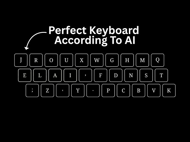 AI Designs the PERFECT Keyboard