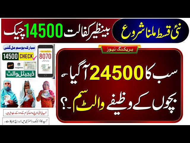 8171 New Update 2027 | Ehsaas Program | 9771 SMS APPLY | Benazir Kafalat Digital Wallet SIM 14500