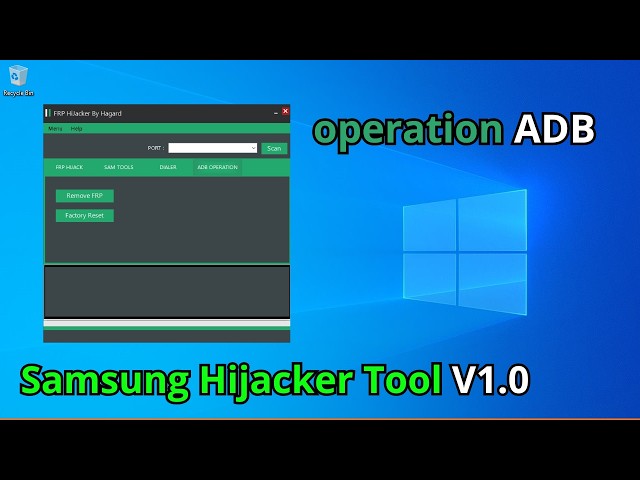 Samsung Hijacker Tool V1.0 by Hagard — ADB Flashing, Factory Reset & Software Repair Guide