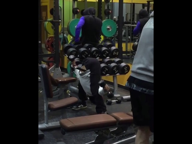 Strange activities in the gym