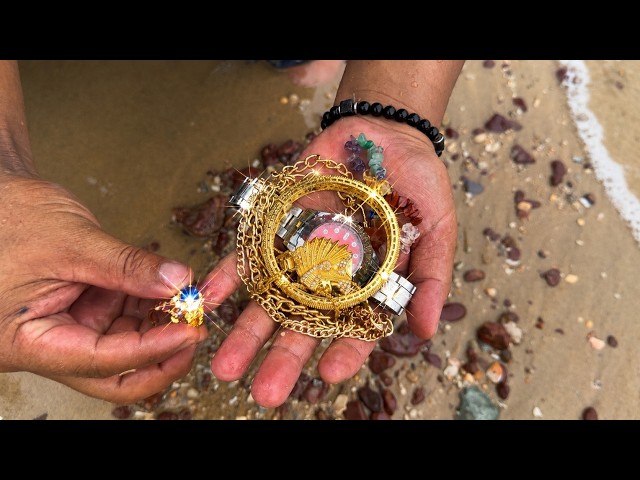 24H Beach Treasure Hunt Challenge Uncovering a Golden Fortune Under the Waves!