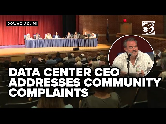 Data center CEO hears complaints from Dowagiac community amidst ongoing lawsuit, expansion plans