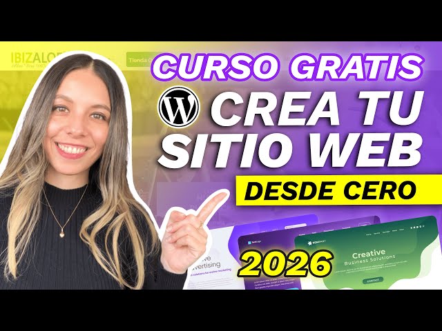 Como CREAR UNA PAGINA WEB EN WORDPRESS DESDE CERO 2026 TUTORIAL
