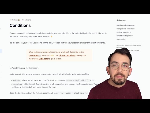 Conditions in TypeScript