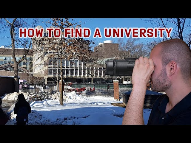 How to Choose a University: The SCORE Approach