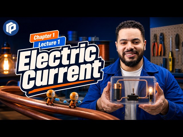 Electric Current | شرح أول درس Physics تالتة ثانوي لغات 2027 | Chapter 1