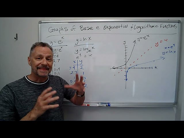 Graphs of Base e Exponential and Logarithmic Functions