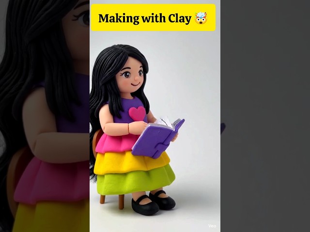 Mini Clay Crafts 🤯| Cute Mini Crafts 🔥| Clay Crafts | doll Crafts #minicraft #claycraft #viral