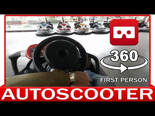 360° VR VIDEO - Autoscooter - Bumper Cars - Dodgem - Autodrom - Autobox - VIRTUAL REALITY 3D