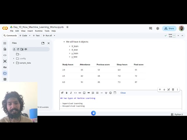 How Machine Learning Actually Works | Features, Target & Train-Test Split | Data Science Day 10