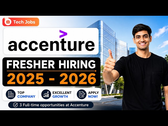 🔥Accenture Off-Campus Hiring | Python Application Developer + Network Roles | Freshers Apply