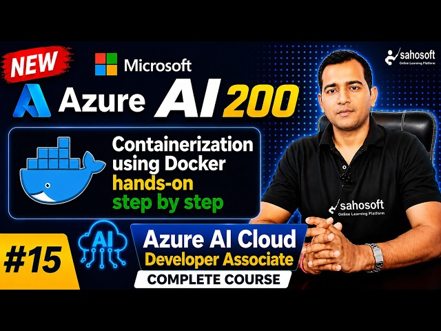 Containerization using Docker hands-on step by step 2026 | Azure AI-200 Step-by-Step