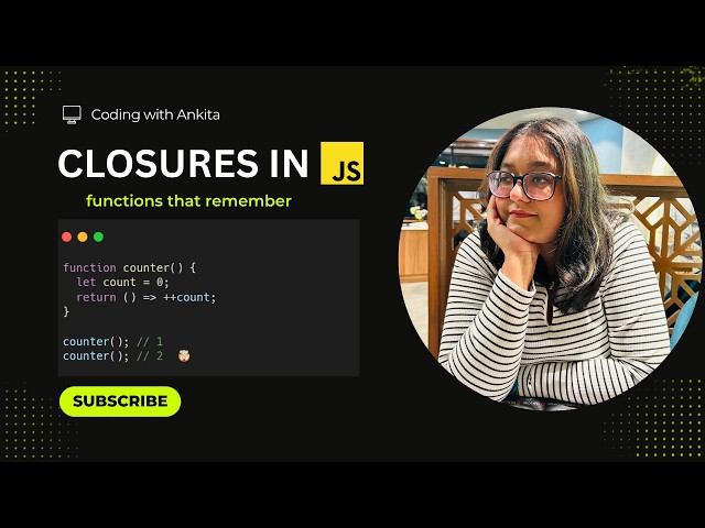 Closures in JavaScript - What They Are & Why Interviewers Love Them | With Real Interview Examples