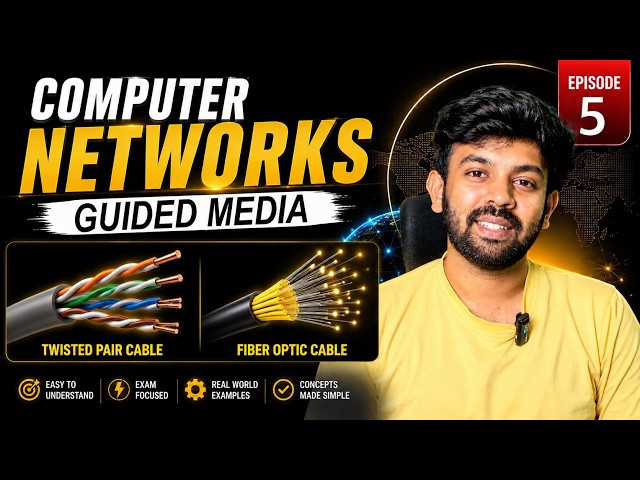 Guided Transmission Media | Computer Networks - Ep 5 | Tamil | code io - Tamil