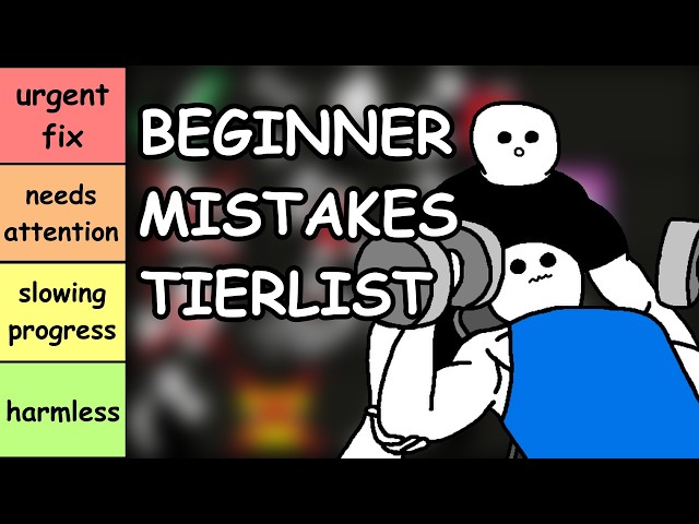 Rating The WORST Gym Beginner Mistakes (so you can prevent doing them)