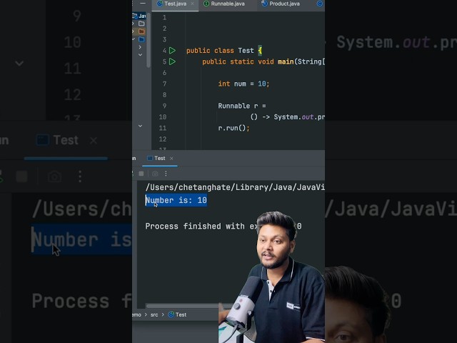 Variables In Lambda Expressions #java #coding