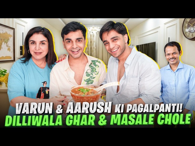 Laila(Varun) & Bhola's(Aarush) Crazy Life! Lock Upp Mischief, Papa Ki Shayari & Masale Chole Recipe!