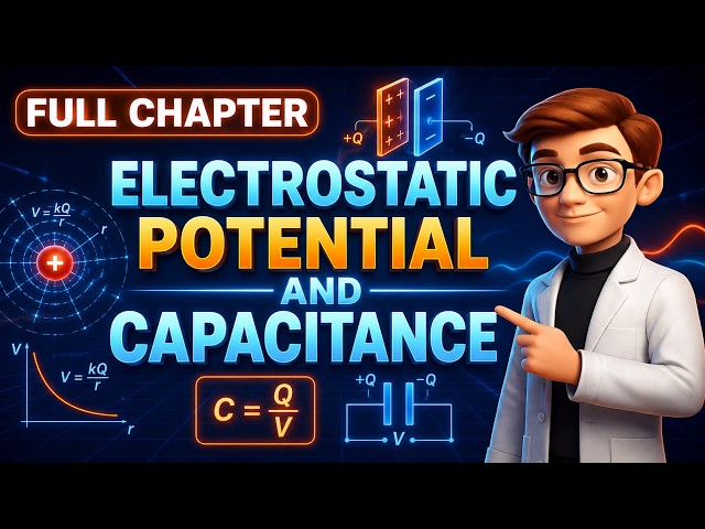 Electrostatic Potential & Capacitance | Complete Chapter | Class 12 Physics | NCERT | CBSE