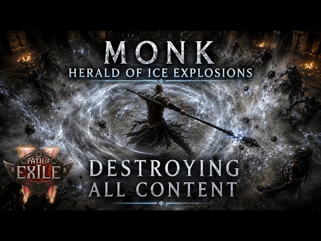 PoE 2 - Monk Build  Whirling Assault Flicker Strike - Destroying Endgame -  0.5