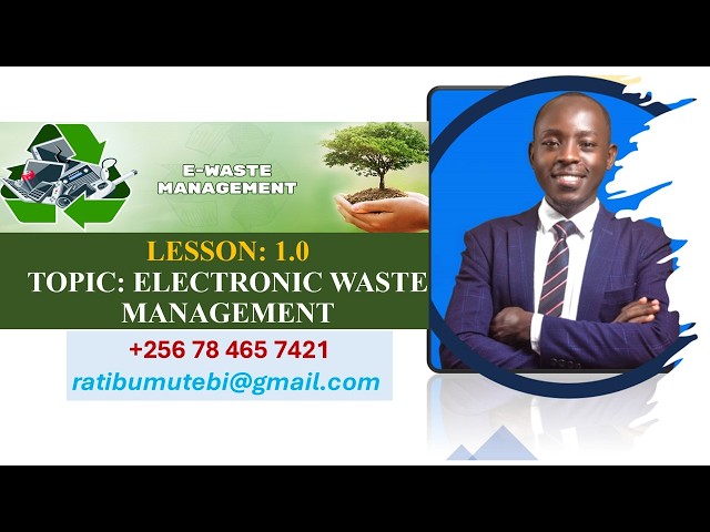 LESSON 1.0: INTRODUCTION E WASTE ICT NEW CURRICULUM