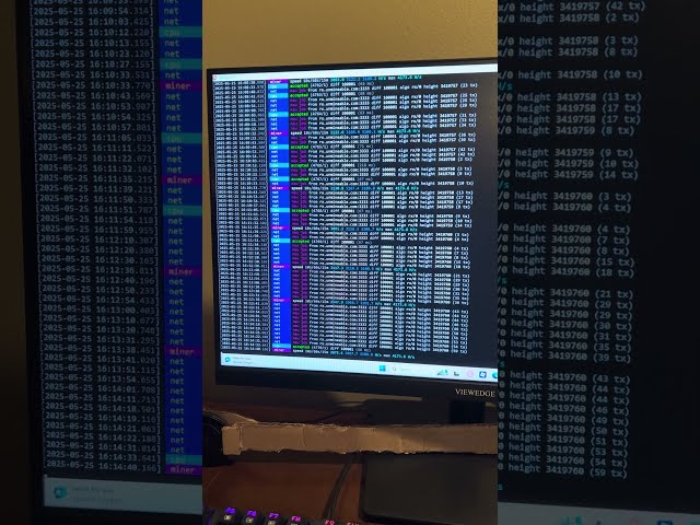 #day35 of #cpumining #monero on #xmrig until I get #monetized