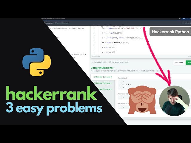 3 Easy Problems in Hackerrank