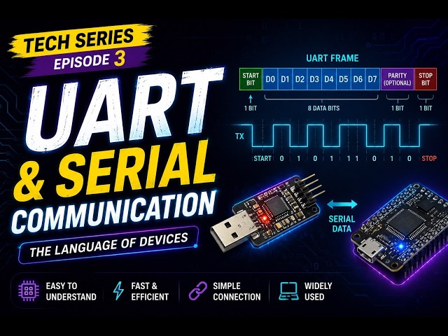 Understanding UART & Serial Communication | Technical Series Ep. 3 | IEEE SIESGST