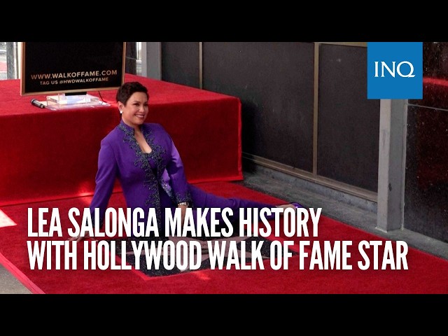 Lea Salonga hace historia con su estrella en el Paseo de la Fama de Hollywood
