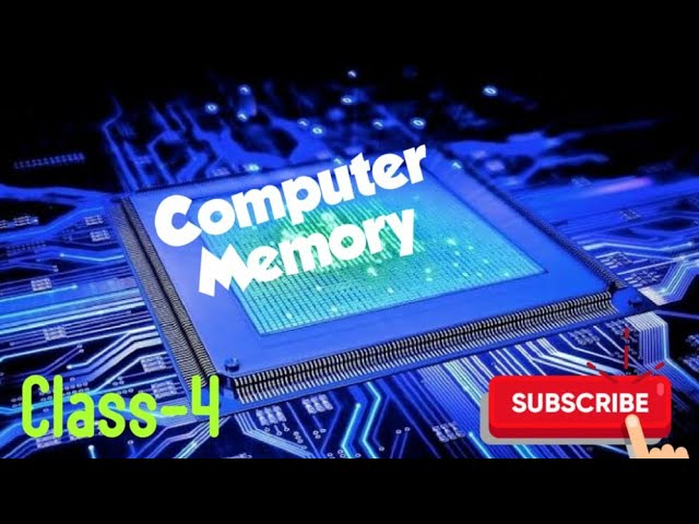 Computer Memory|| Class-4