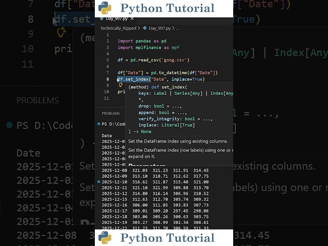 Create Stock Candlestick Charts Using Python | Python Tutorial