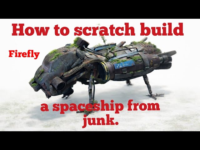 Scratch building a spaceship from junk.#scratchbuild 
