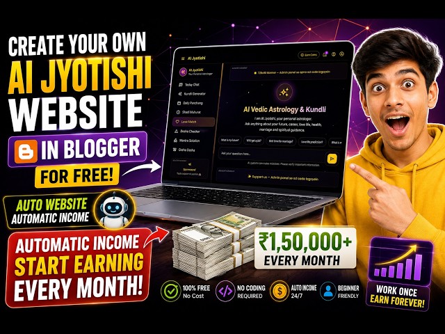 No Coding? No Problem! Build Your AI Jyotishi Website Today