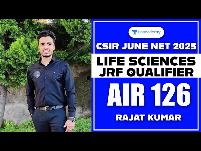CSIR NET June 2025 Rankers Interview | CSIR NET Life Sciences Topper | AIR 126 JRF