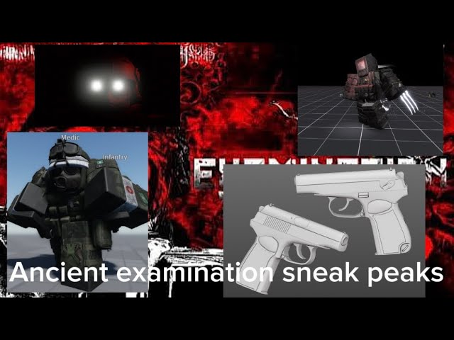 Examination sneak peaks scrapped content….