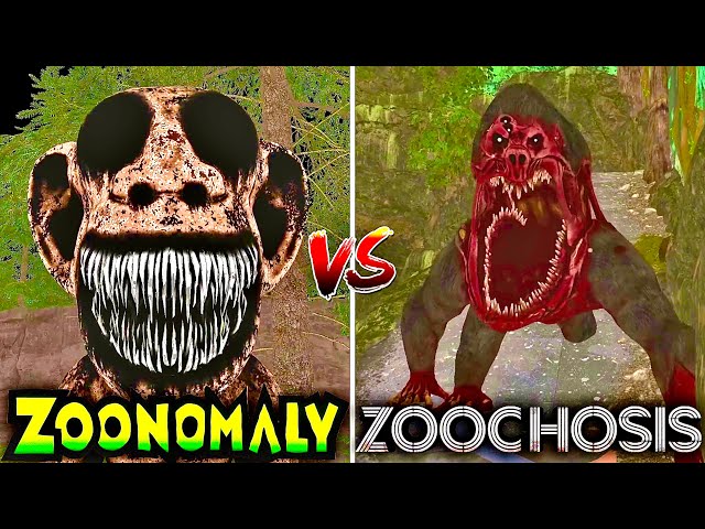 ZOOCHOSIS VS ZOONOMALY : All Jumpscares in FULL BRIGHT MODE Comparison (Showcase)