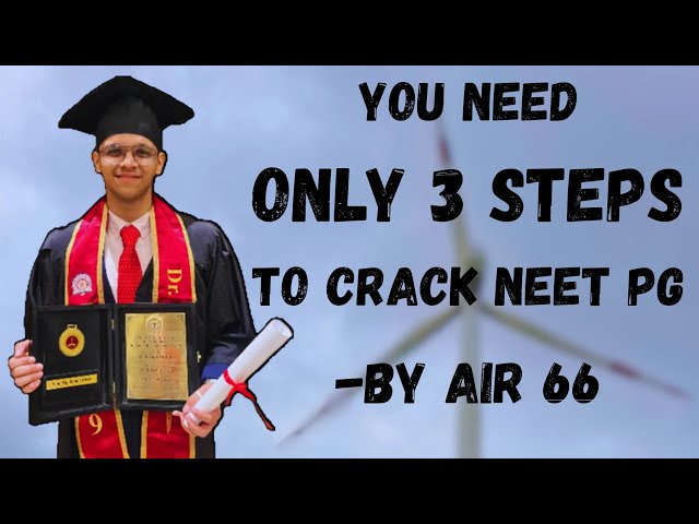 Hypersimplified approach to NEET PG under 6 mins by AIR 66 | How to study for NEET PG