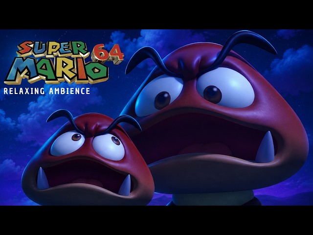 They Felt Huge When We Were Small || Super Mario 64 🌌[Dark Ambient For Sleeping and Relax]