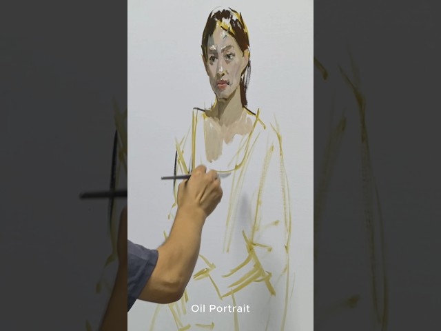 #oilpainting #portrait #Chinese artist 🎨👀
