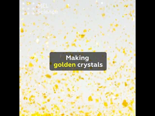Making golden crystals