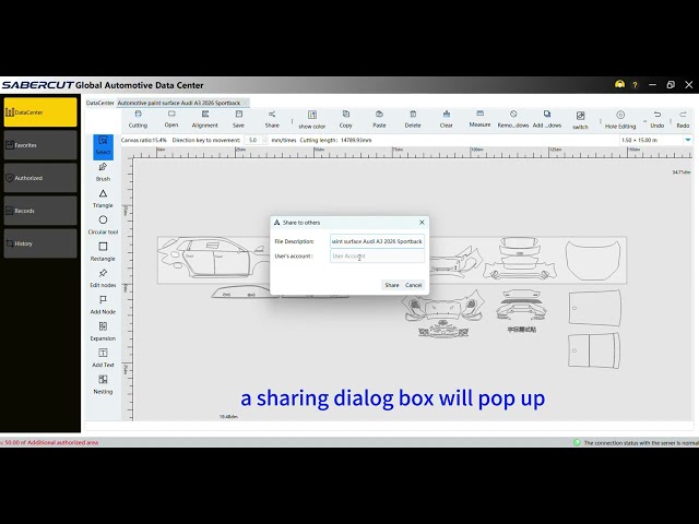 SaberCut PPF cutting software Tutorial---20 Share Version