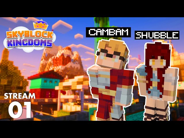 Cambam & Shubble Are Roman Gods! | Skyblock Kingdoms SMP: VOD 1