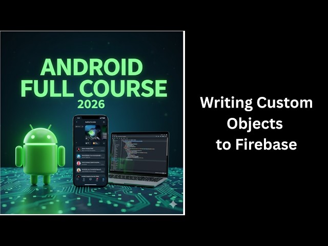 (626) Writing Custom Objects to Firebase in Android | Kotlin Tutorial