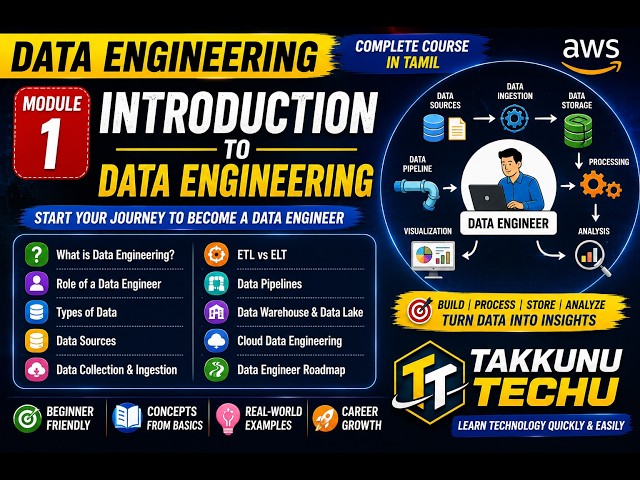 What is Data Engineering? | MODULE 1 | Data Engineering Course in Tamil