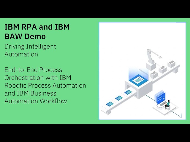 Invoke IBM Robotic Process Automation (RPA) Bots from IBM Business Automation Workflow (BAW)